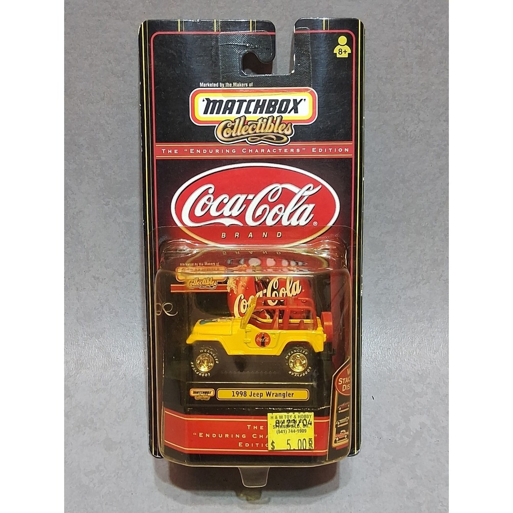 1999 Matchbox Collectibles COCA-COLA 1998 Jeep Wrangler